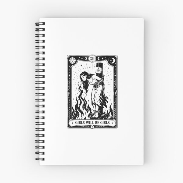 Item preview, Girls Will Be Girls Witch Burning Tarot Card designed and sold by khdmalakarak.