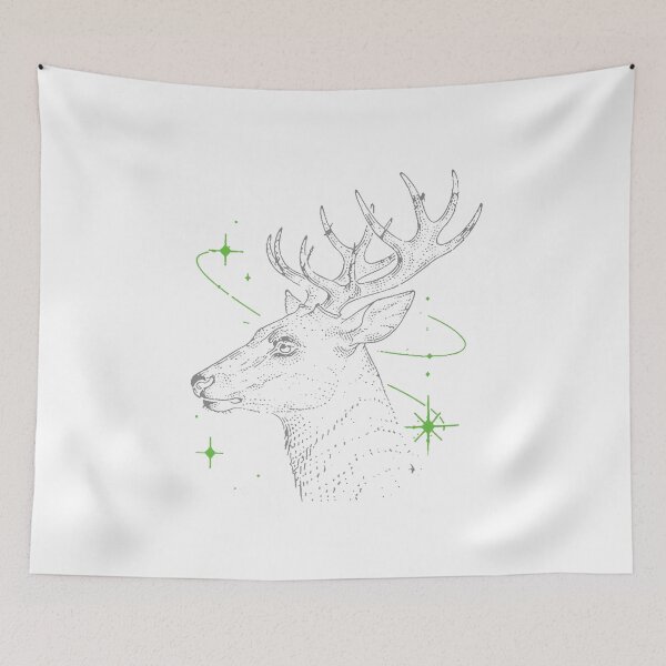 Item preview, Majestic Cosmic Stag designed and sold by Anugrah januar.