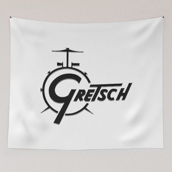 Item preview, Gretsch Drum Kit Logo T-Shirt designed and sold by rechbhagate.