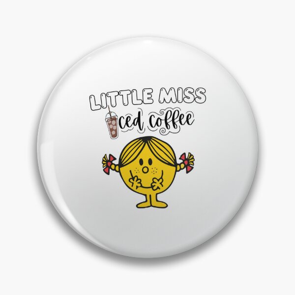 Item preview, Little Miss Iced Coffee Lover Character Design designed and sold by SauMcClure.