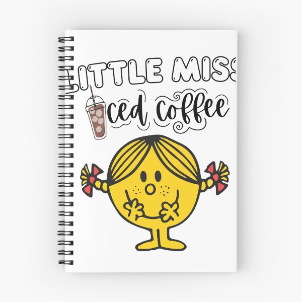 Item preview, Little Miss Iced Coffee Lover Character Design designed and sold by SauMcClure.
