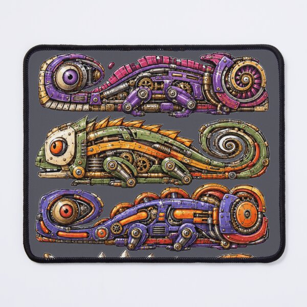 Item preview, Colorful Robotic Lizard Collection designed and sold by PlengPoomofArts.