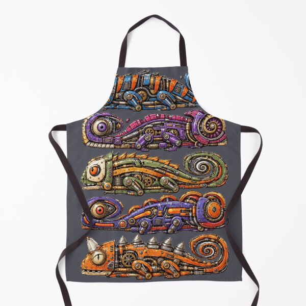 Item preview, Colorful Robotic Lizard Collection designed and sold by PlengPoomofArts.