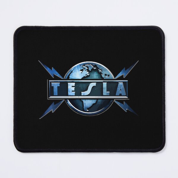 Artikelvorschau, Das neue Tesla Band Logo T-Shirt entworfen und verkauft von rechbhagate.