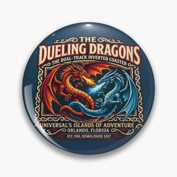 Item preview, Duelling dragons  designed and sold by WeirdMDK.