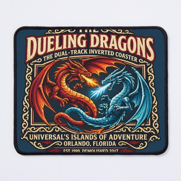 Item preview, Duelling dragons designed and sold by WeirdMDK.