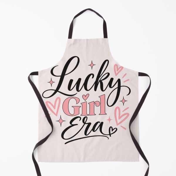 Item preview, Lucky Girl Era Cute Pink Feminine Manifestation Quote designed and sold by Sanika arts .