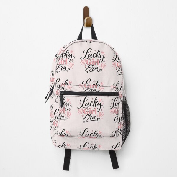 Item preview, Lucky Girl Era Cute Pink Feminine Manifestation Quote designed and sold by Sanika arts .