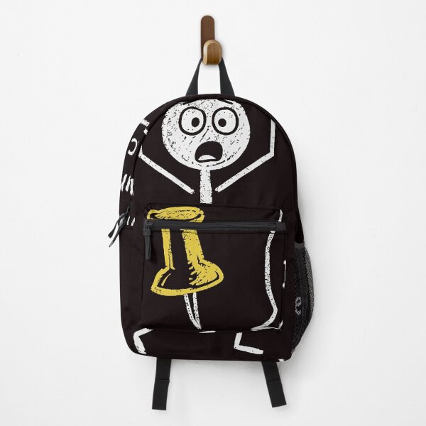 Item preview, Funny Wordplay Under a Tack Pun Office Humor Stickman designed and sold by ImeldaSparks.