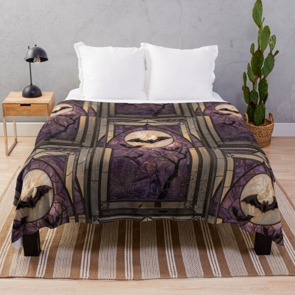 Item preview, Bats beneath gothic purple moon designed and sold by BriSher.
