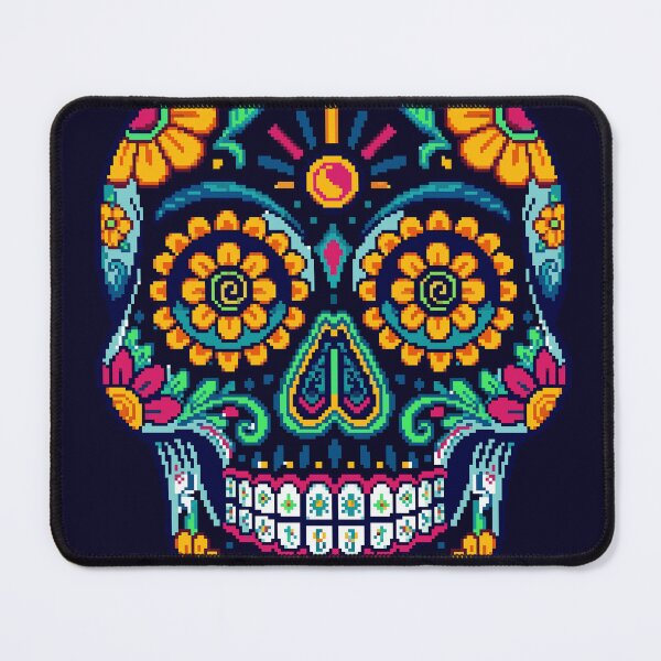 Item preview, Festive Calavera Sugar Skull designed and sold by PixelBrujeria.