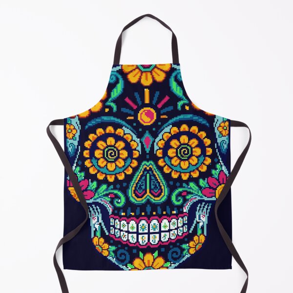 Item preview, Festive Calavera Sugar Skull designed and sold by PixelBrujeria.