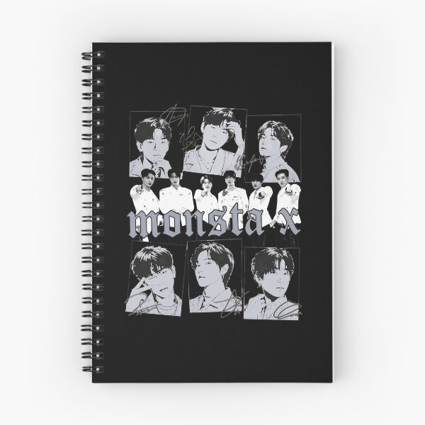 Item preview, Monsta X Vintage K-Pop Fan  designed and sold by Barbara6314378.