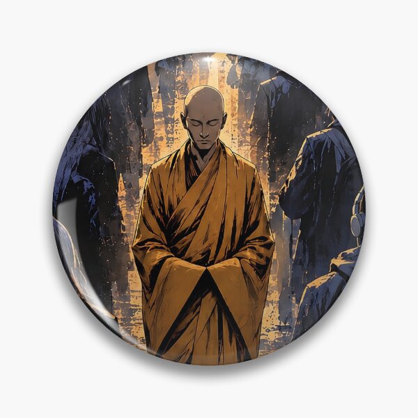 Item preview, The Way Within – Spiritual Monk in the Crowd designed and sold by SacredLensV.