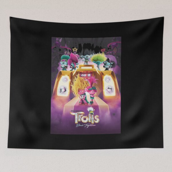 Item preview, Trolls Band Together Poppy Branch Musical Friends Golden Stage Art designed and sold by SauMcClure.
