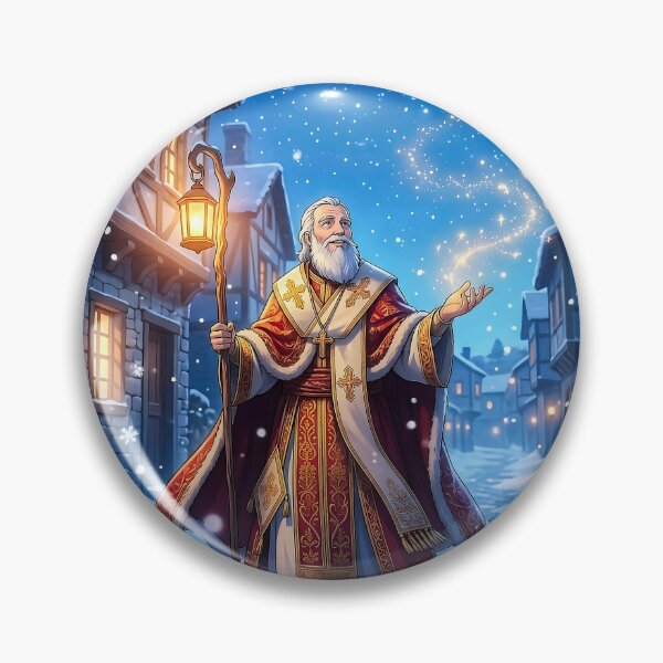 Artikelvorschau, Heiliger Nikolaus von Myra entworfen und verkauft von Dabbah Studio.
