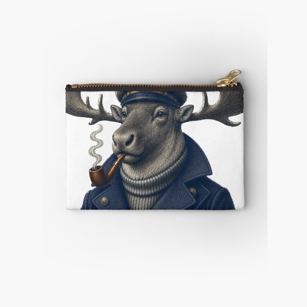 Item preview, capt caribou w pipe + peacoat designed and sold by PhiloDoh.