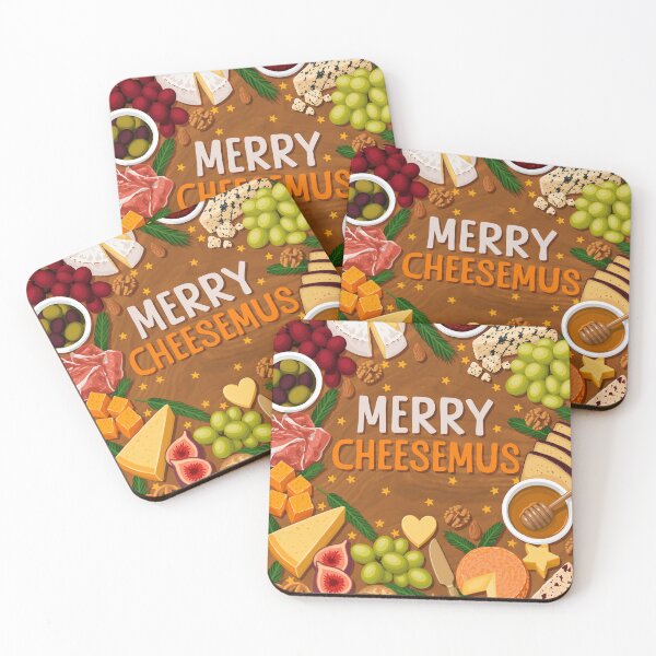 Item preview, Merry Cheesemas Cheese Board Christmas designed and sold by The Home Of Pink Peach.