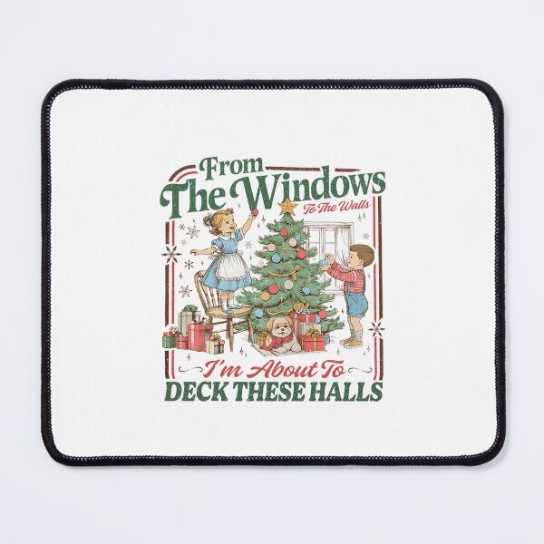 Item preview, From The Windows To The Walls Deck These Halls Christmas designed and sold by ImeldaSparks.