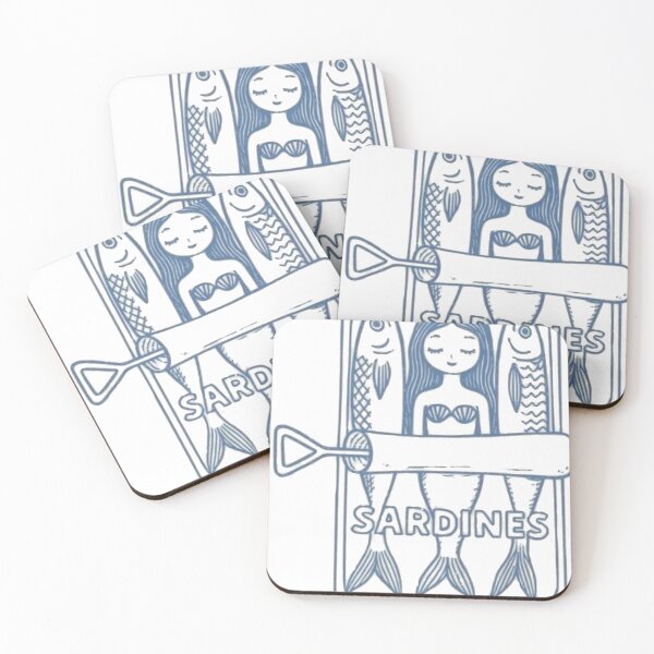 Item preview, sardines mermaid open can designed and sold by PhiloDoh.
