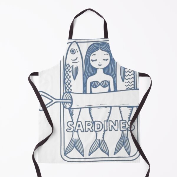 Item preview, sardines mermaid open can designed and sold by PhiloDoh.