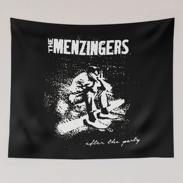 Artikelvorschau, The Menzingers Vintage Band T-Shirt mit weißem Logo entworfen und verkauft von rechbhagate.