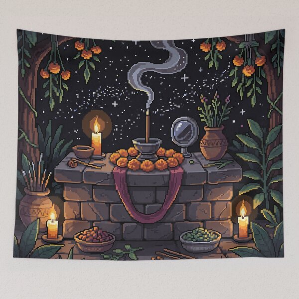 Item preview, Moonlit Copal Altar designed and sold by PixelBrujeria.