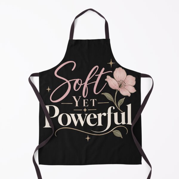Item preview, Soft Yet Powerful – Feminine Empowerment Floral Quote designed and sold by Sanika arts .