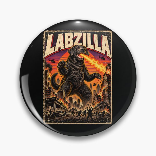 Item preview, Labzilla Giant Black Labrador Retriever Dog designed and sold by a-turner-paint.