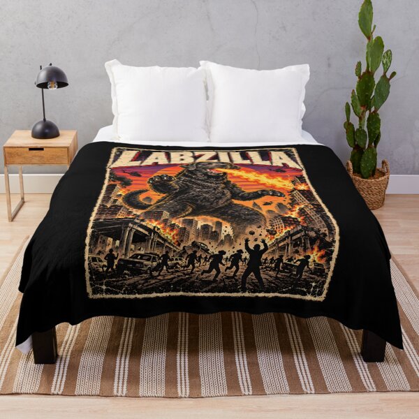 Item preview, Labzilla Giant Black Labrador Retriever Dog designed and sold by a-turner-paint.