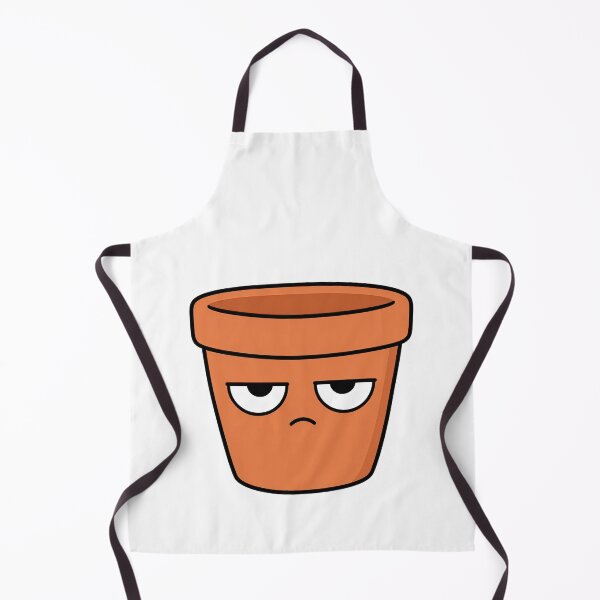 Item preview, Grumpy Flower Pot | Funny Unimpressed Garden Character designed and sold by Bitchy Little Things.