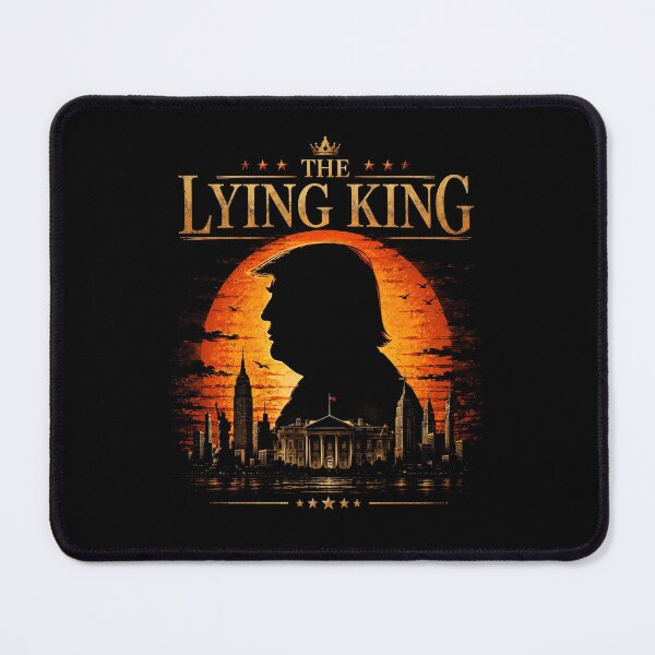 Item preview, The Lying King Anti Trump Political Satire designed and sold by Glow-Paw-Studio.