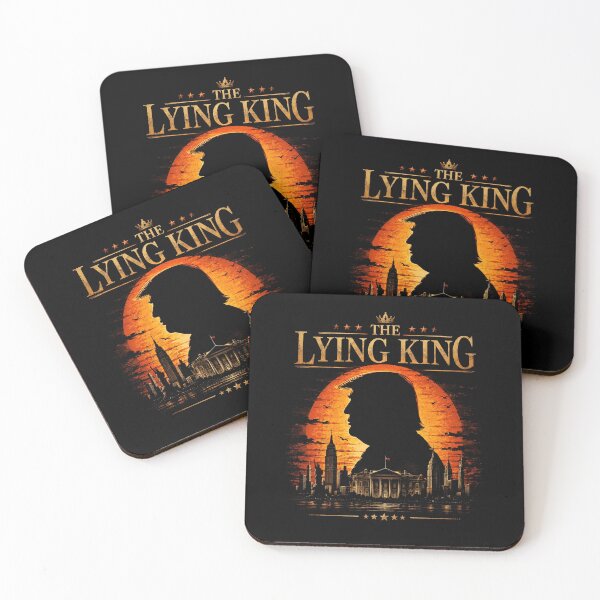 Item preview, The Lying King Anti Trump Political Satire designed and sold by Glow-Paw-Studio.