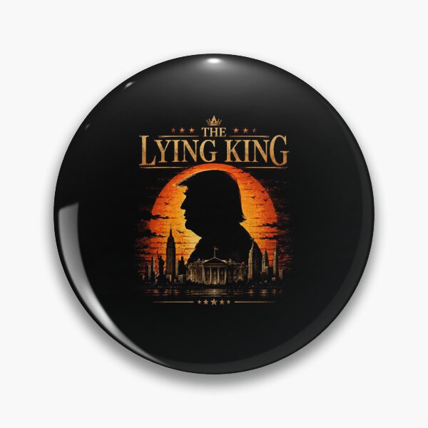 Item preview, The Lying King Anti Trump Political Satire designed and sold by Glow-Paw-Studio.