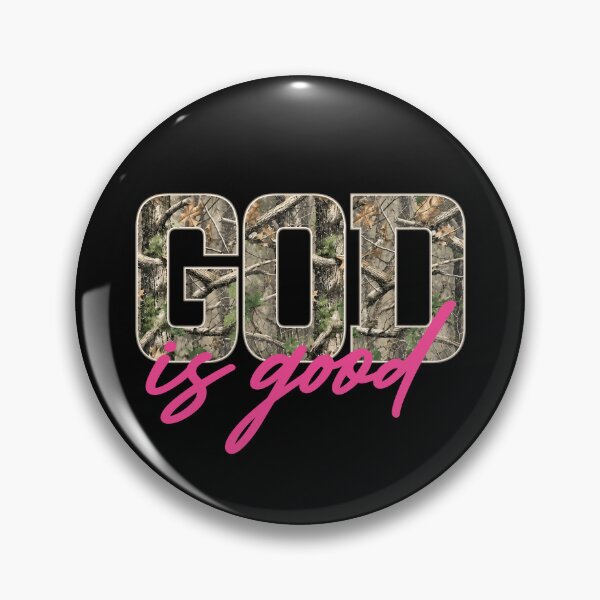 Item preview, God is Good Distressed Camo designed and sold by chizuneart.