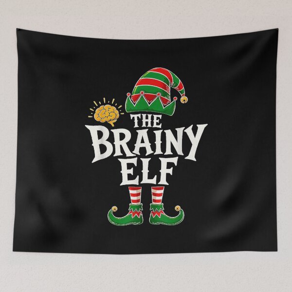 Item preview, Brainy Elf Christmas Funny Elf Family Xmas  designed and sold by Altenpendinton.