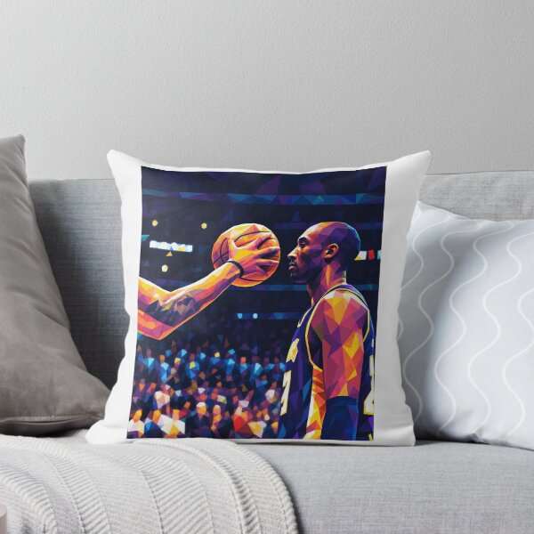 Item preview, Kobe Bryant Black Mamba Facing Off Fearless Geometric Art designed and sold by dartoffofo⭐⭐⭐⭐⭐.