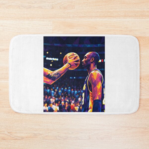Item preview, Kobe Bryant Black Mamba Facing Off Fearless Geometric Art designed and sold by dartoffofo⭐⭐⭐⭐⭐.