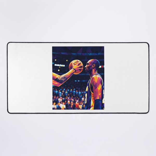 Item preview, Kobe Bryant Black Mamba Facing Off Fearless Geometric Art designed and sold by dartoffofo⭐⭐⭐⭐⭐.