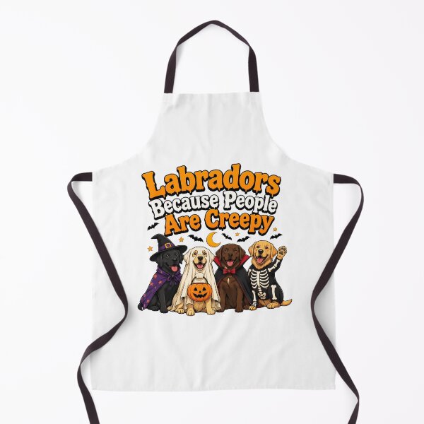 Item preview, Labradors Because People Are Creepy Halloween designed and sold by OlyvieArt.