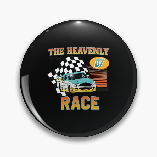 Item preview, The Heavenly Race 07 Hebrews 12-1 Christian Stock Car Design designed and sold by SauMcClure.
