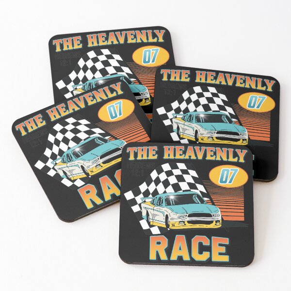 Item preview, The Heavenly Race 07 Hebrews 12-1 Christian Stock Car Design designed and sold by SauMcClure.