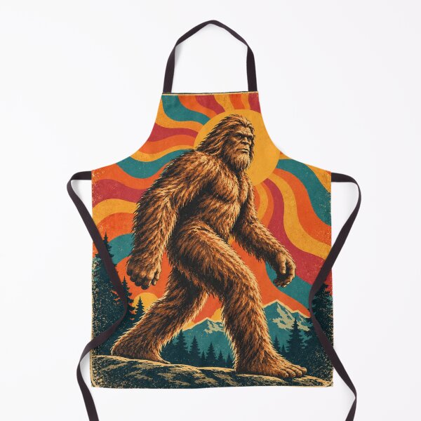 Item preview, Retro Groovy Bigfoot Vintage Psychedelic Poster designed and sold by Swanny's Custom T-shirt and Gift Designs.