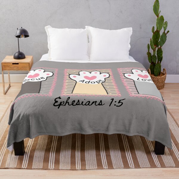 Item preview, Christian Cat Lover, Animal Rescue, Adopt Cats, Love, Heart Paws, Ephesians 15  designed and sold by Forevermore.