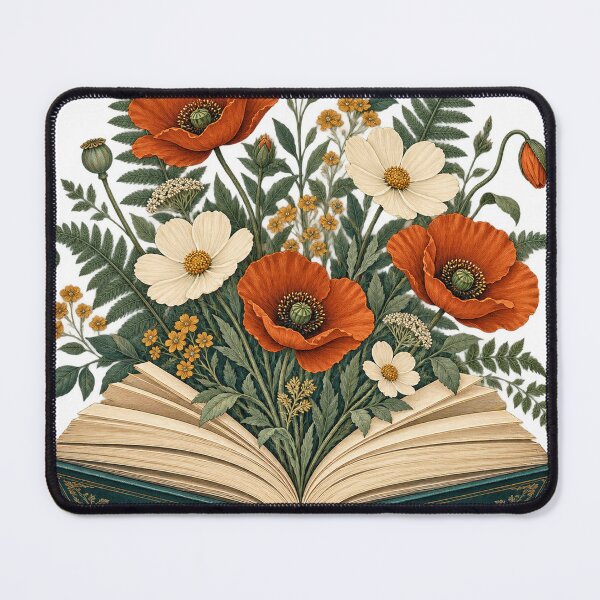 Item preview, The Reading Garden – Floral Book & Botanical Art designed and sold by Pixel & Ponder.