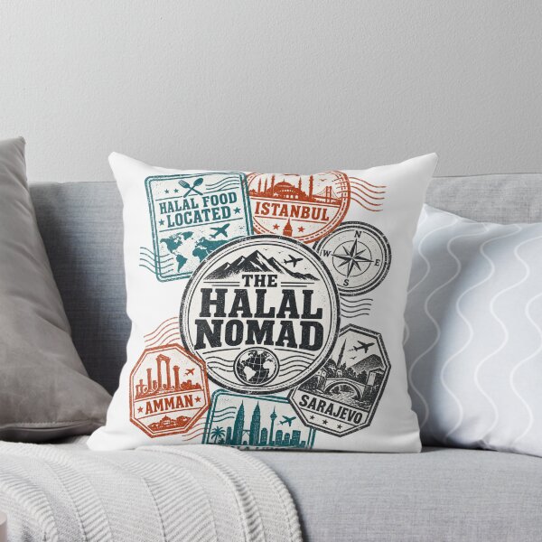Item preview, The Halal Nomad Muslim Traveler Passport Stamps Gift designed and sold by ys96.