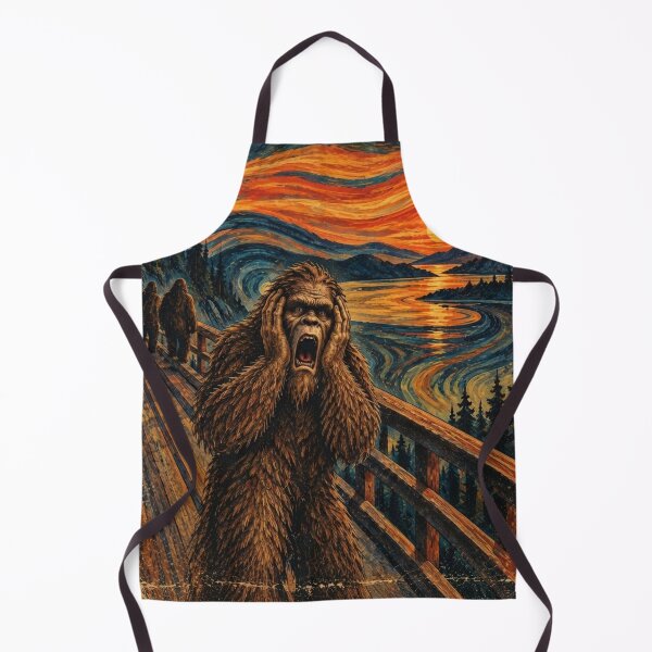 Item preview, Bigfoot Scream – Vintage Sasquatch Poster designed and sold by Swanny's Custom T-shirt and Gift Designs.