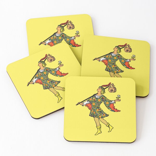 Item preview, The Fool – Free-Spirited Vintage Tarot Artwork designed and sold by Tarot Symbols, Secrets & Magic.