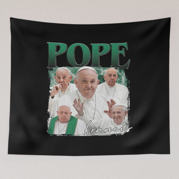 Item preview, Pope Francis Retro Vintage Collage  designed and sold by Barbara6314378.