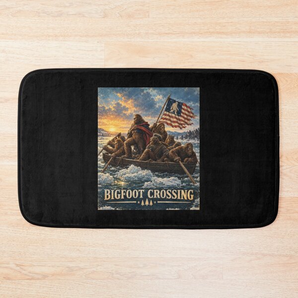 Item preview, Bigfoot Crossing – Vintage Sasquatch Adventure designed and sold by Swanny's Custom T-shirt and Gift Designs.